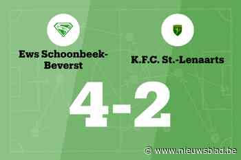 EWS Schoonbeek-Beverst in spannend duel voorbij Sint-Lenaarts