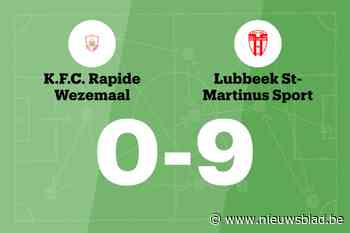 Doelpuntenfestijn bij SMS Lubbeek B tegen Rapide Wezemaal B