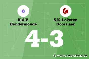 Kayembe Mubenesha maakt er drie voor KAV Dendermonde B in wedstrijd tegen SKL Doorslaar B