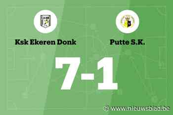 Ekeren Donk overklast Putte SK