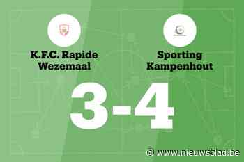 Kampenhout wint sensationeel duel met Rapide Wezemaal