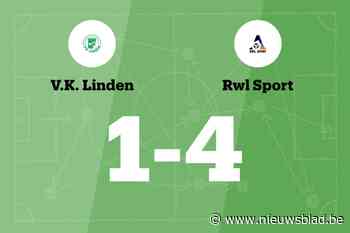 Zege RWL Sport B op Linden B