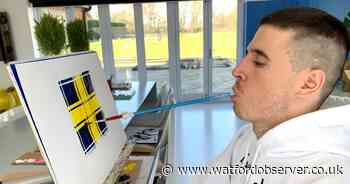 Famous mouth artist Henry Fraser hosts exhibition at The Grove