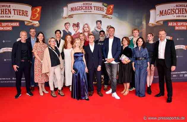 Magisches Premierenwochenende: Premierenfeiern in München und Essen von DIE SCHULE DER MAGISCHEN TIERE 3