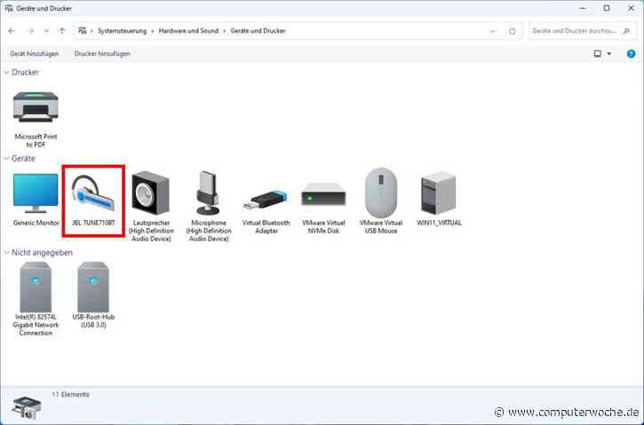 Windows 11: Bluetooth-Gerätenamen ändern