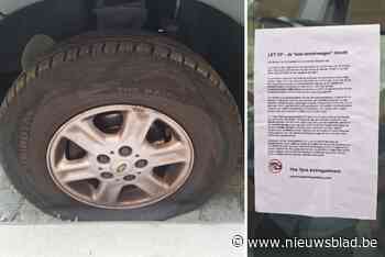 Antwerpen treedt op tegen actievoerders die banden van SUV’s aflaten: “Van andermans eigendom blijf je af”