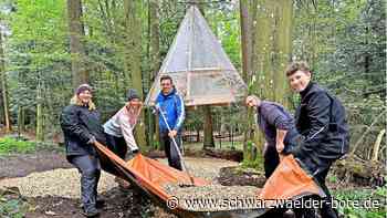Baumhaus in Dobel: Ohne schmutzige Schuhe zum Schlafplatz