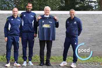 Vaticaanse wielerploeg ontvangen door bisschop Hoogmartens in Hasselt