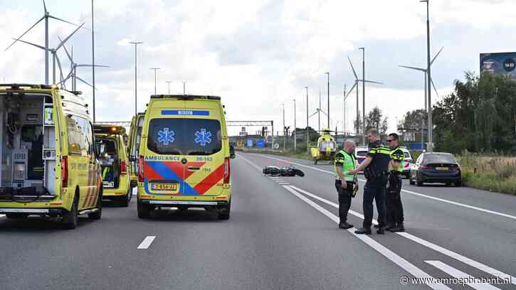 Dode en zwaargewonde bij ongeluk met motor op A16