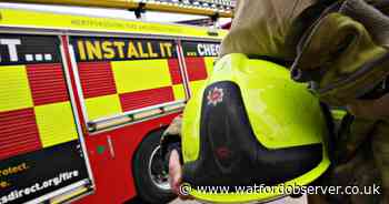 Driver escapes unhurt after van 'went up in flames' on M25