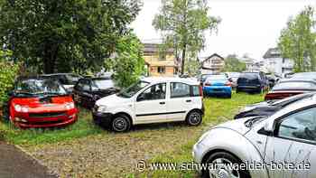 Abstellplatz in Schömberg: Würden Autos den Ortseingang zu sehr verschandeln?