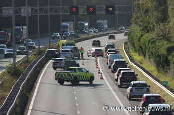 Ongeval op A1 veroorzaakt lange file