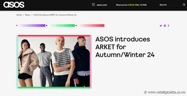 Asos builds on H&M Group partnership with Arket launch