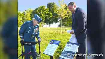 Barrie honours Maj.-Gen. Richard Rohmer with dedication at Military Heritage Park