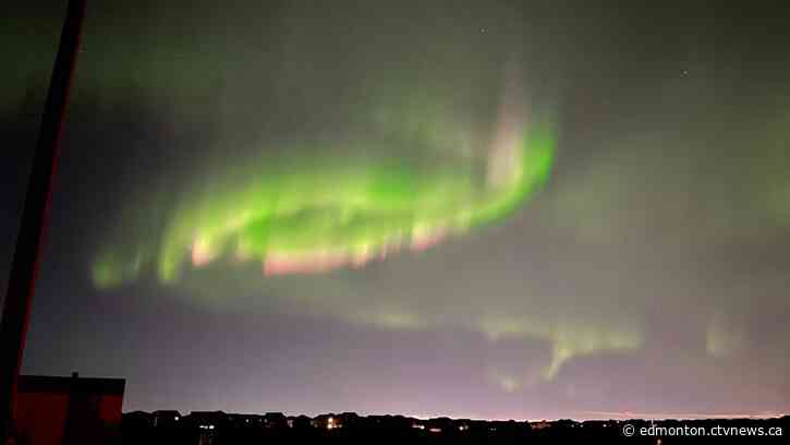 Solar flare could cause strong northern lights in Alberta on Monday