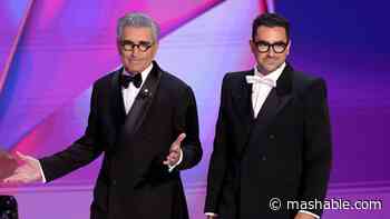 Dan and Eugene Levy's Emmys opening monologue was classy as hell