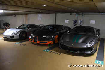 Gespot – bizarre combo in parkeergarage