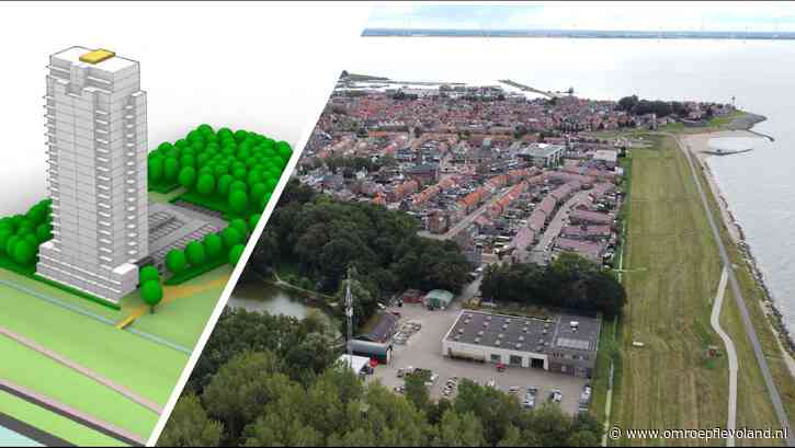 Urk - Woontoren van 24 verdiepingen mogelijk nieuw icoon voor Urk