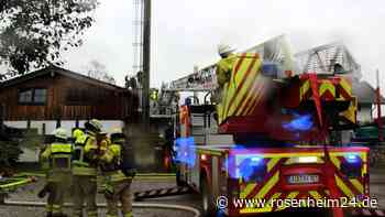 Feuer in Sägewerk in Au: Mann schwer verletzt - hoher Sachschaden