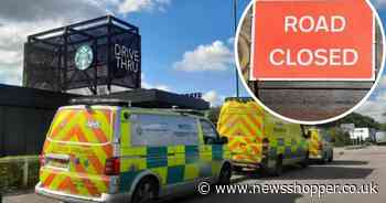 All the roads closed and buses diverted after HUGE Erith factory fire