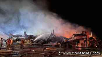 'Water supply is always a problem': Ind. FDs battle commercial structure fire