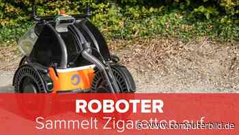 Roboter: Sammelt Zigaretten auf