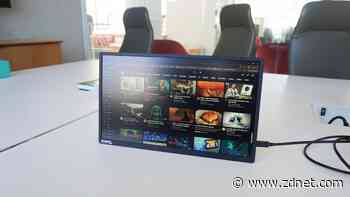 My new favorite travel accessory gives me an extra screen to work and play on