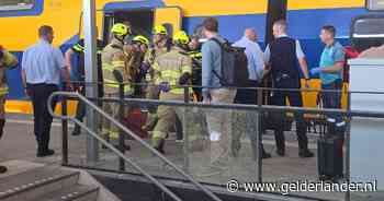 Vrouw valt en zit klem tussen trein en perron op station Ede-Wageningen