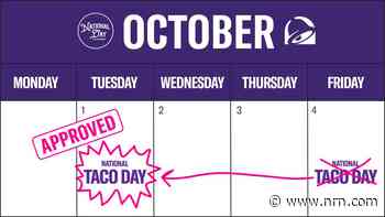 National Taco Day will now always fall on Taco Tuesday thanks to Taco Bell