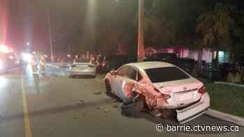 Trail of debris leads police to arrest impaired driver after collision with parked cars: OPP