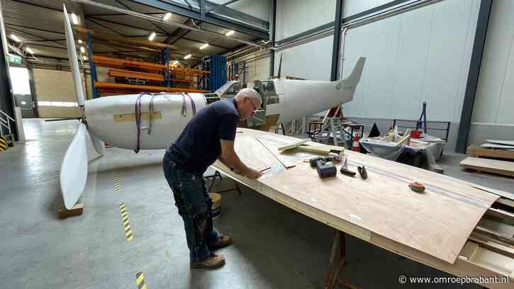 Erwtjes maken deze levensgrote Spitfire compleet: 'Vele uren aan gewerkt'