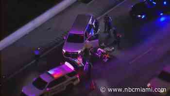 I-95 crash leaves police officer hurt in Fort Lauderdale: FHP