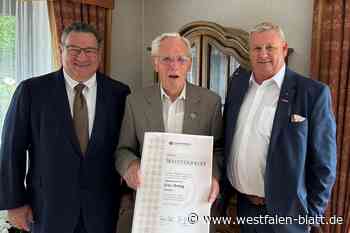 Ehrenmeisterbrief für Ernst Montag aus Paderborn