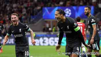 Van Dijk en Gakpo belangrijk voor bij AC Milan winnend Liverpool