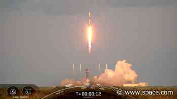 SpaceX launches 2 European navigation satellites, lands rocket (video)