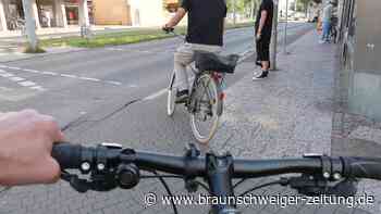 Upps – ist das die schärfste Kurve für Radfahrer in Braunschweig?