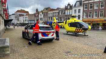 Traumahelikopter landt midden in het centrum