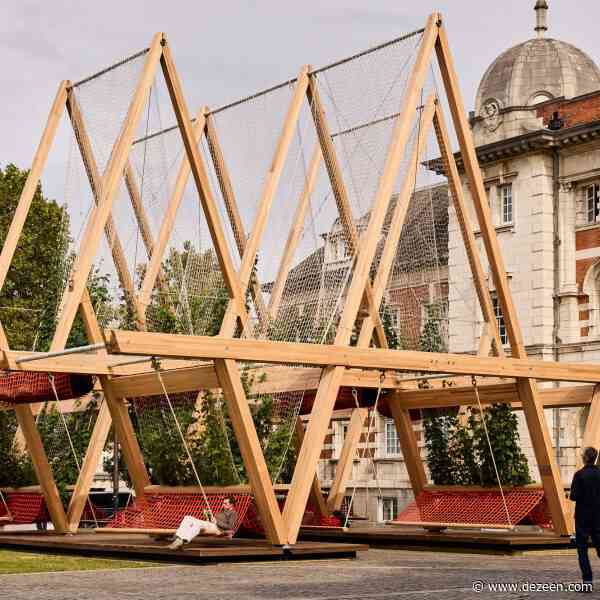 Vert pavilion at London Design Festival serves as "garden for insects and people"