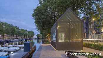 Huisjes en open trappen vormen voetgangerstoegang tot parkeergarage Marnix