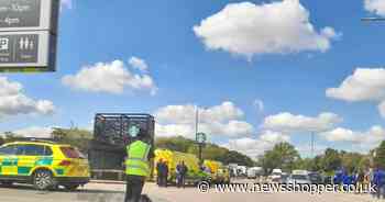 Fire crews continue to tackle huge Belvedere factory blaze for third day