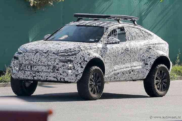 Audi Q6 Sportback e-tron als doldwaas Dakar-monster