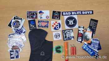 Zagreb-Ultras mit Leuchtfackeln, Sturmhauben und anderen Utensilien an Reichenhaller Grenze gestoppt