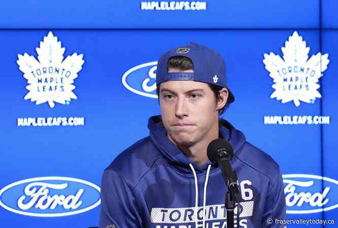 Maple Leafs star Mitch Marner declines to answer contract questions as camp opens