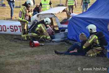 Vliegtuig crasht in Hechtel-Eksel als rampoefening voor Sanicole Airshow