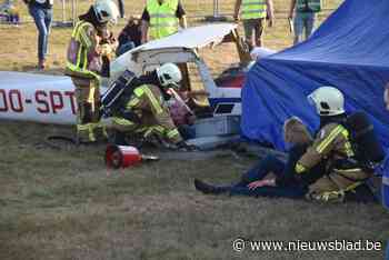 Vliegtuigcrash in Hechtel-Eksel als rampoefening voor Sanicole Airshow