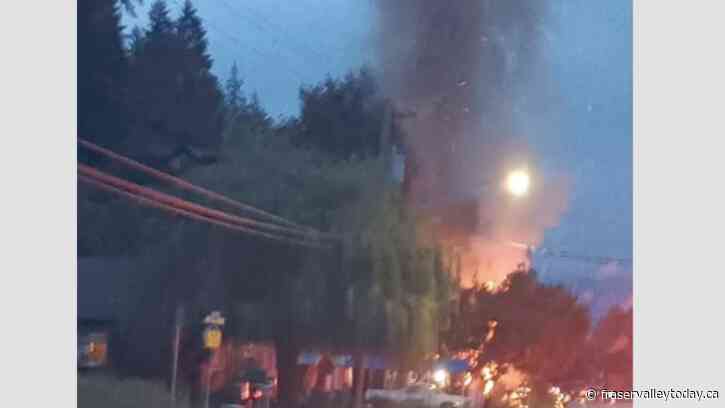 Chilliwack firefighters contain Yale Road shed fire before it spreads to nearby homes