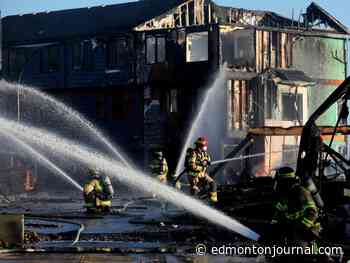Police investigating 'suspicious' fire in southwest Edmonton Wednesday