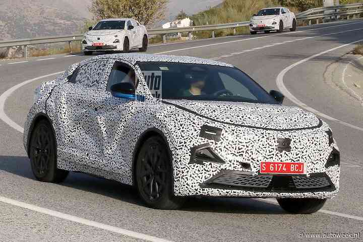 Alpine A390 gesnapt: eerste elektrische cross-over van Alpine