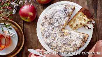 Apfel-Käsekuchen mit Streuseln: So knuspert er besonders gut