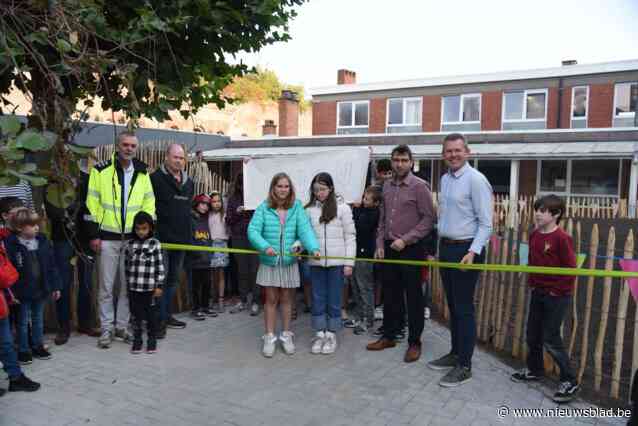 Het Laar opent vernieuwde en vergroende speelplaats
